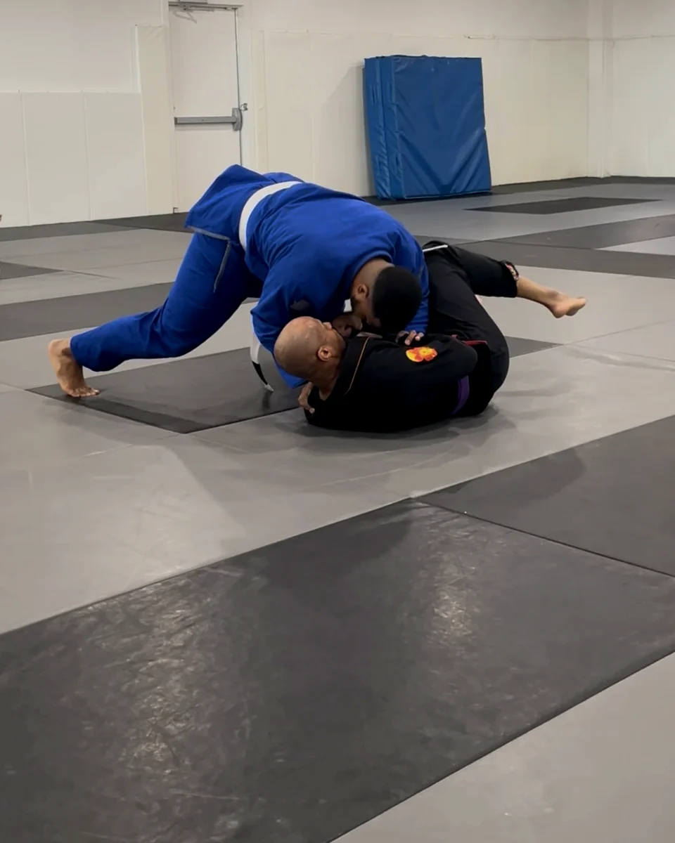 Adult class working positions together