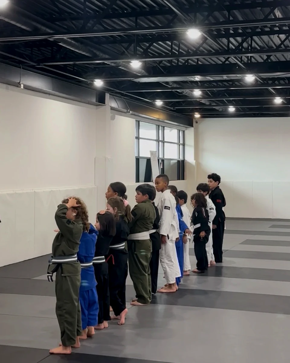 Youth class training with partners